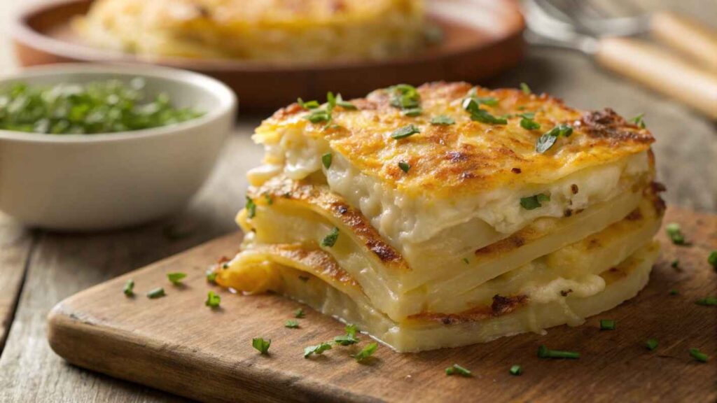 A Perfectly Baked Cheesy Potato Gratin Cottage Cheese And Eggs A Nutritious For Every Mealo (1)