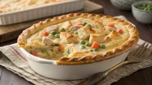 One Pot Chicken Pot Pie Casserole