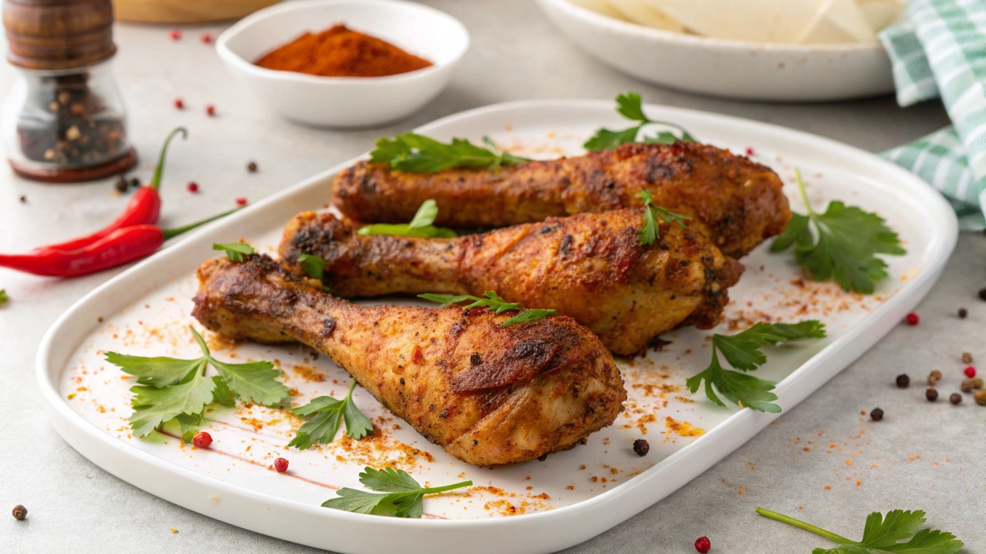 Spicy Cajun Turkey Drumsticks