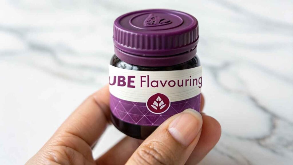 A Small Bottle Of Ube Flavoring