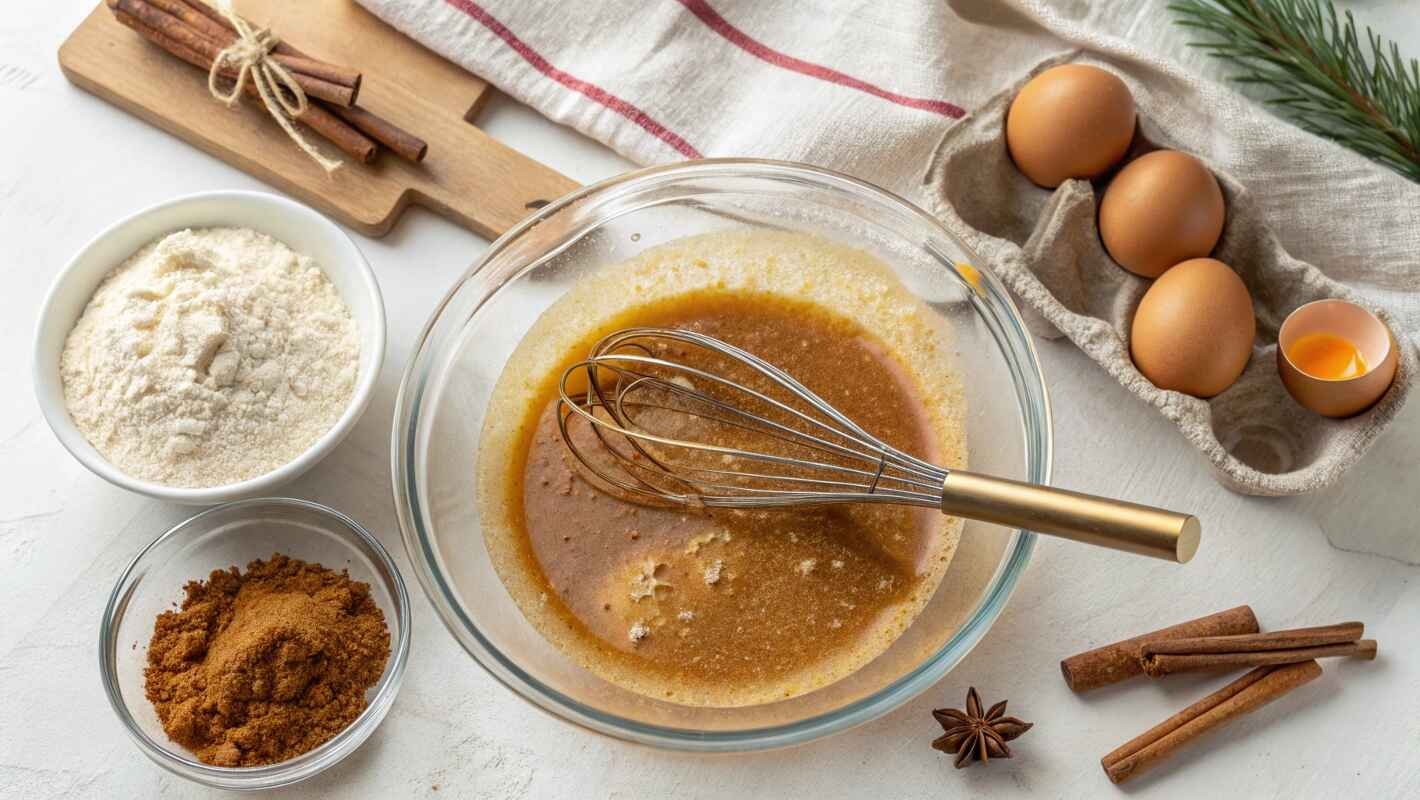 The Process Of Making Calories in Gingerbread Pancake