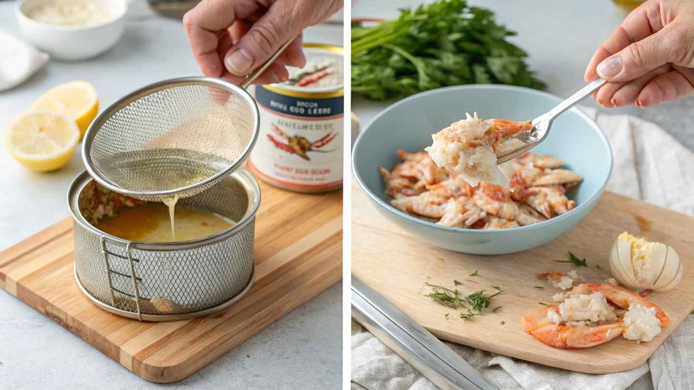 The Process Of Preparing Canned Crab Meat