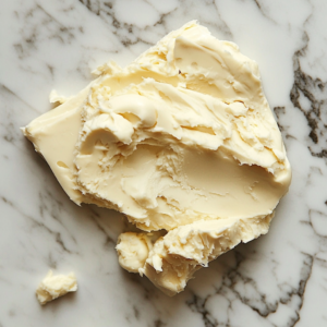 Opened cream cheese wrapped securely in plastic and foil for freezing