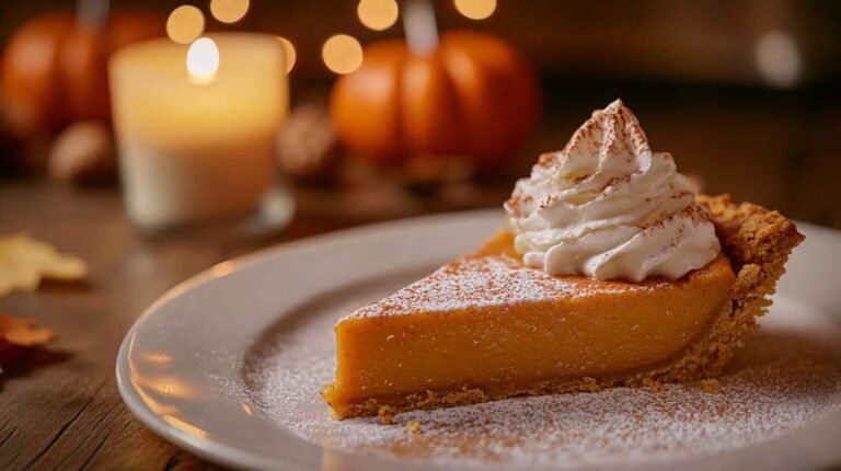 A Close Up High Resolution Image Of A Milk Bar Pumpkin Pie