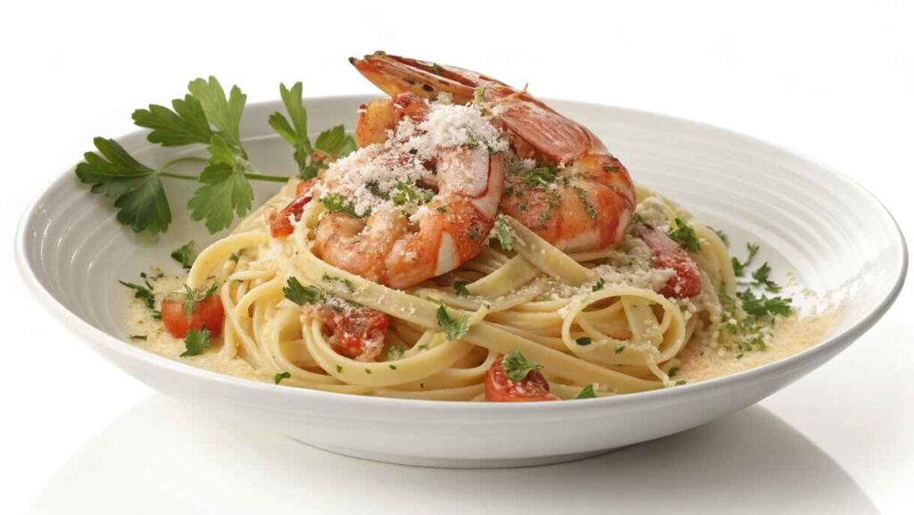 Langostino Lobster Alfredo Pasta