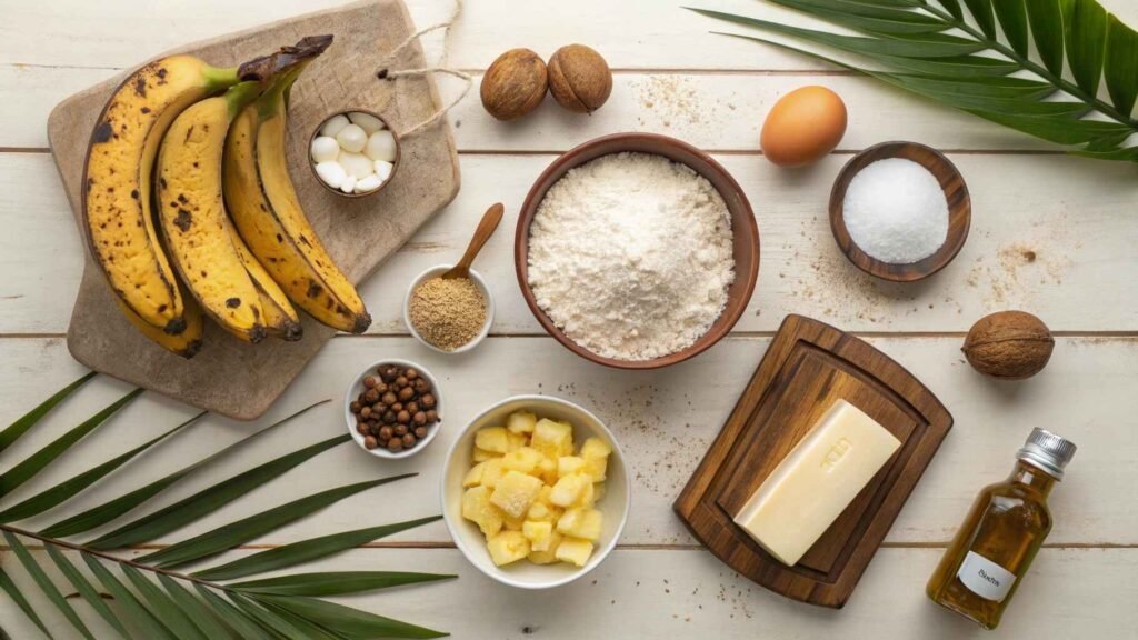 Ingredients For Hawaiian Banana Bread Recipe