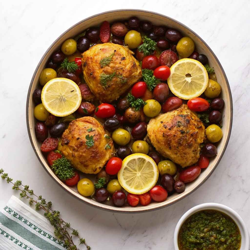 Mediterranean-Diet-Meal-Plan.-Baked-Mediterranean-Chicken-with-Herbs-Lemon.