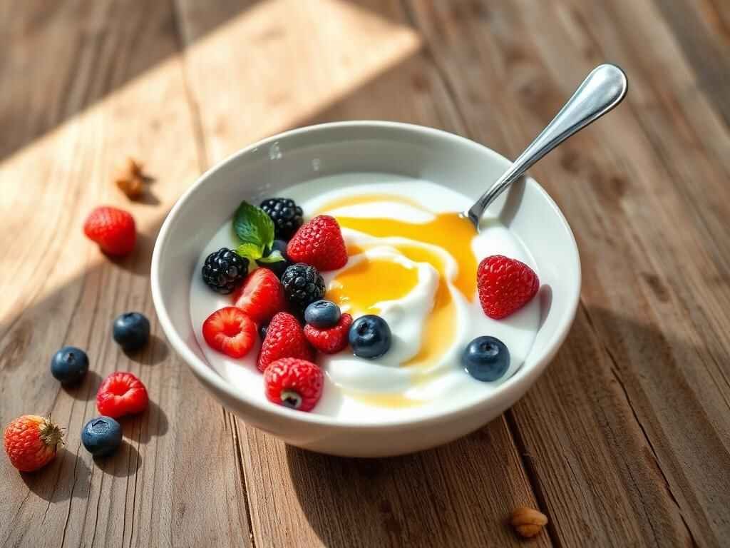 Mediterranean Diet Meal Plan. mediterranean yogurt breakfast bowl.